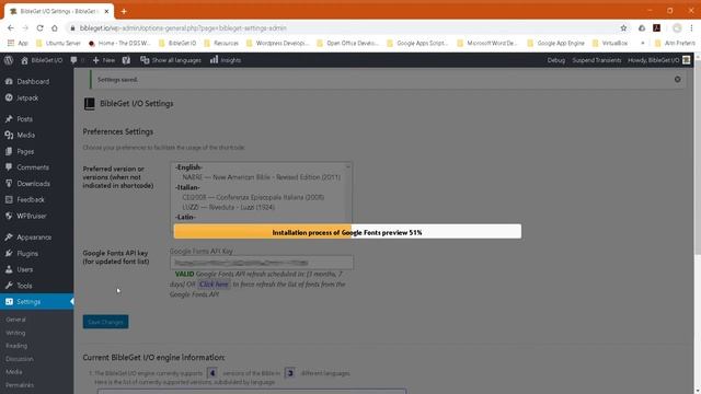 BibleGet for WordPress tutorial - Google Fonts API key смотреть онлайн
