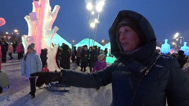 Ледяные горки Пермь парк 03 01 2020 смотреть онлайн