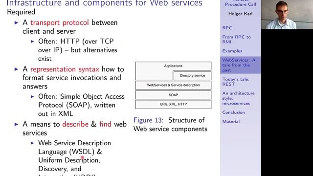 Verteilte Systeme, Kapitel 3e, WebServices: WSDL, SOAP, XML and HTTP смотреть онлайн