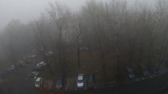 Туман в Москве или Сайлент Хилл наяву - 7:30 утра, видимость не более 100-200 метров смотреть онлайн