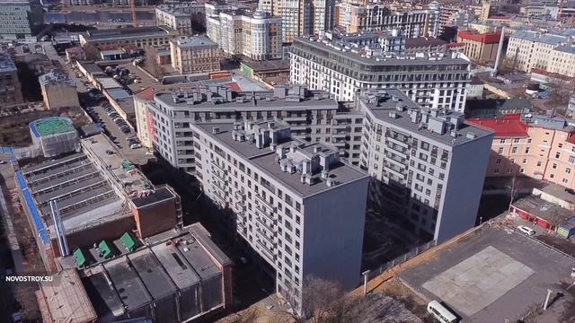 Аэросъемка ЖК «Мендельсон» от 17 апреля 2018 года смотреть онлайн