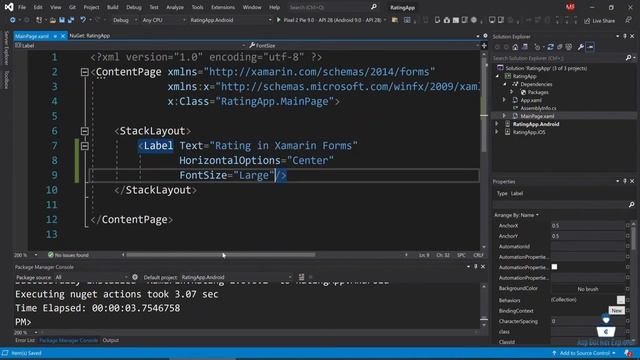 Rating in Xamarin Forms | RatingBar | Star Rating Control | Xamarin Reviews | RatingView смотреть онлайн