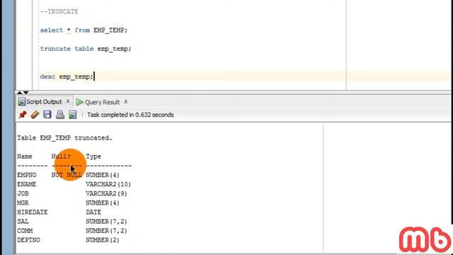 DROP Vs TRUNCATE TABLE (SQL/ORACLE)? మీ తెలుగులో.. смотреть онлайн
