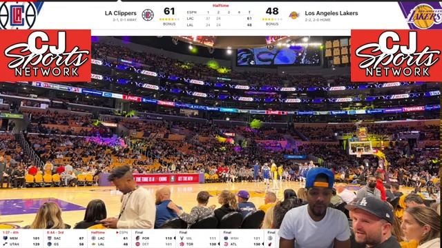 LA Clippers vs Los Angeles Lakers Live Stream Play by Play & Reaction смотреть онлайн