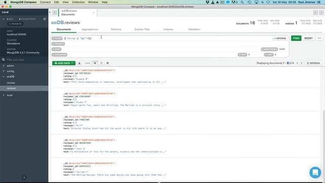 Repaso a como conectar con mongo y Compass a mongod en localhost смотреть онлайн