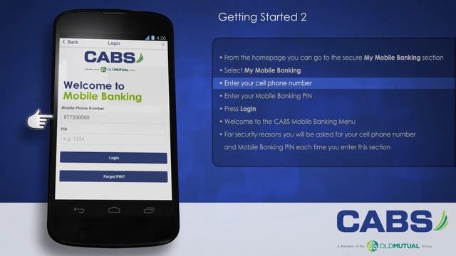 Getting Started with CABS Mobile Banking App - Part 2 смотреть онлайн