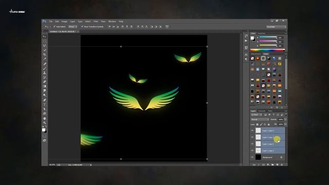 Glow light effect in Photoshop | glowing effect photoshop tutorial смотреть онлайн