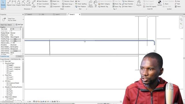 Revit 2023 _ How to detail rebar on a continuous beam in Revit-Part 2 смотреть онлайн