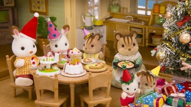 Sylvanian Families | Большой дом со светом Новый Год