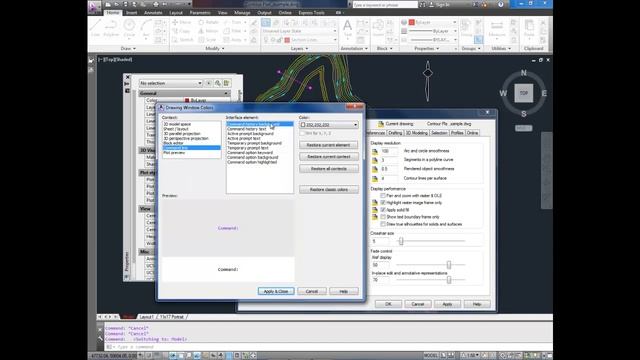 Autocad Tutorial: How to Change Background color смотреть онлайн