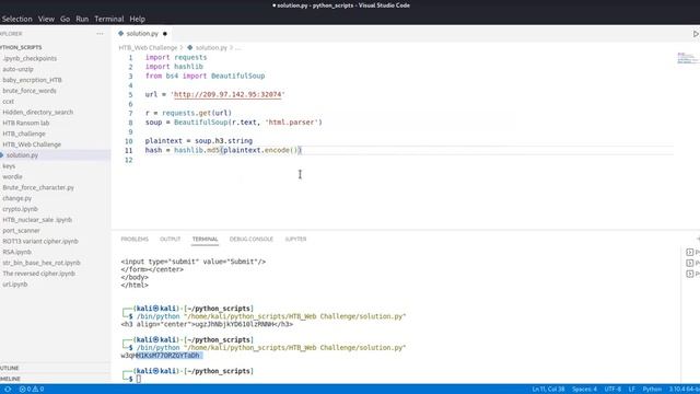 Emdee five for life - Hack The Box - Python Walkthrough смотреть онлайн