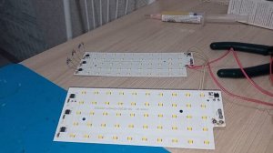 Светодиодные матрицы 50Вт. с алиэкспресс. Доработка.2