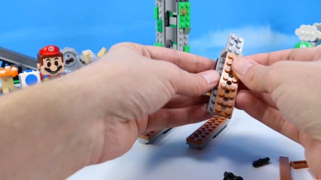 LEGO Super Mario Lakitu Sky World and Reznor Knockdown Speed Build Review смотреть онлайн