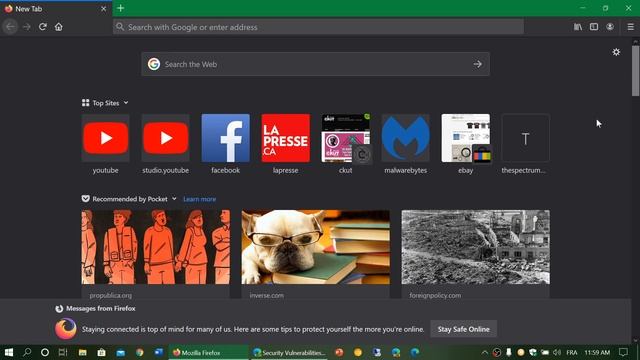 Quick look review Firefox 75 Web browser new address bar and security fixes April 7th 2020 смотреть онлайн