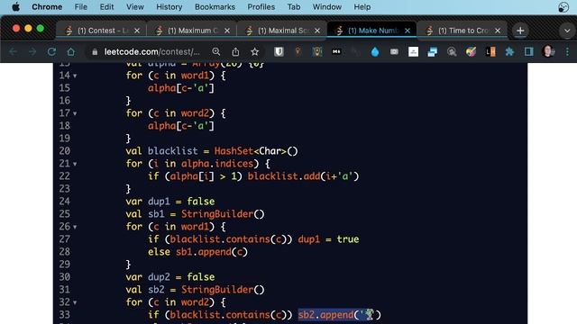 Leetcode Contest 327 in Kotlin (Q1 & Q2 only) смотреть онлайн