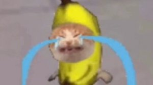 банан кот плачет.