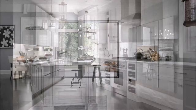 Серый кухонный гарнитур в интерьере (фото примеры) смотреть онлайн