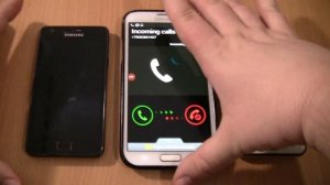 Samsung Galaxy Note 2+S2 ANDROID 7&S2 Plus  Incoming call & Outgoing call at the Same Time