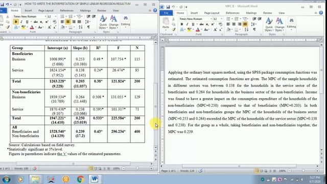 HOW TO INTERPRET MARGINAL PROPENSITY TO CONSUME SPSS смотреть онлайн
