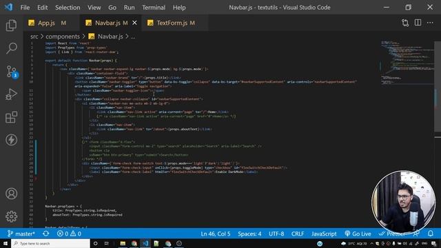 Fixing few more Textutils Issues | Complete React Course in Hindi #21 смотреть онлайн