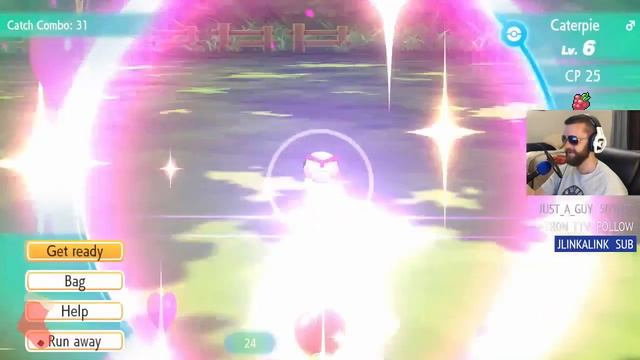 MY FIRST SHINY IN THIS GAME (Caterpie) - Let's Play Pokemon: Let's Go, Eevee! смотреть онлайн