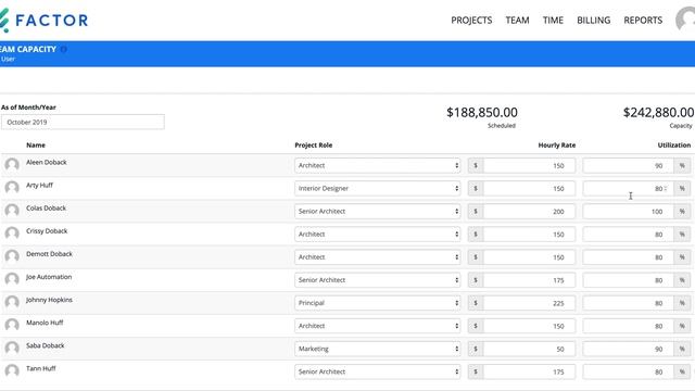 Factor Team Capacity Page Walkthrough смотреть онлайн