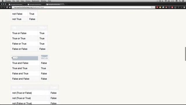 Learn Python the Hard Way - Ex 27 - Memorizing Logic смотреть онлайн