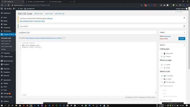 How to change logo color when scroll in Elementor pro смотреть онлайн