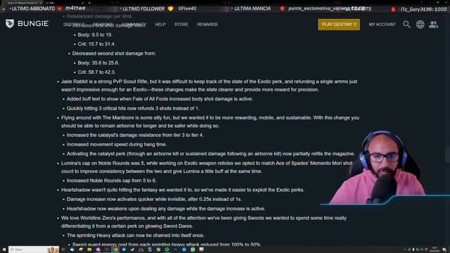 Cambiano le ARMI ESOTICHE | Buff della Prossima stagione (Destiny 2) смотреть онлайн