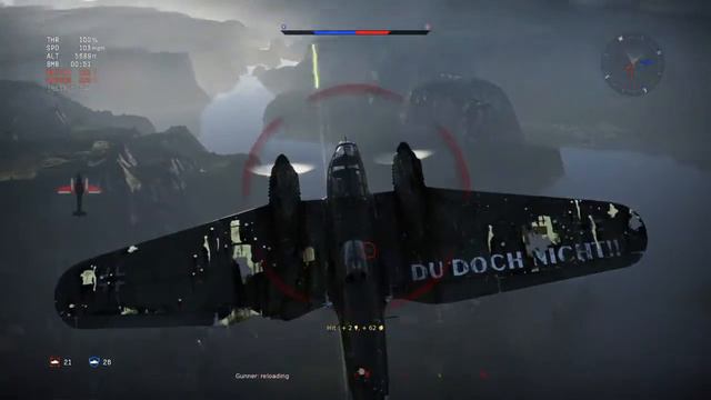 War Thunder: HE 111 H-3 bomber taking a beating смотреть онлайн