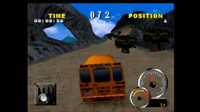Test Drive Off-Road 2 (PS1) Gameplay 1 - School Bus смотреть онлайн