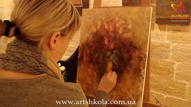 Мастер-класс живописи Елены Ильичевой 21.12.2011 смотреть онлайн