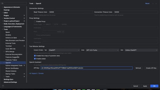 Установка Chat-GPT в PyCharm смотреть онлайн