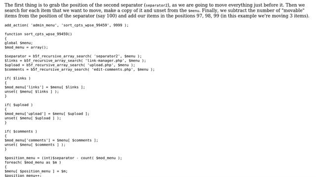 Wordpress: Change position of media in admin menu (2 Solutions!!) смотреть онлайн