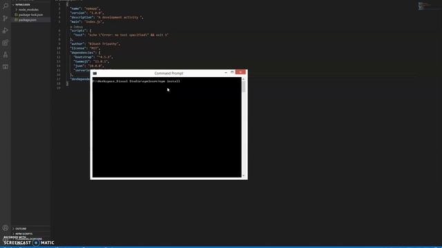 4. NPM | installing packages from package.json file | JS | Package Manager | node_module folder | J смотреть онлайн