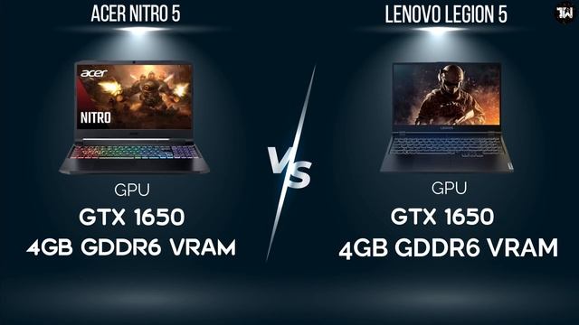 Acer Nitro 5 Vs Lenovo Legion 5 (5600H Vs 4600H) + GTX1650 ! смотреть онлайн
