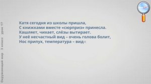 Окружающий мир 3 класс (Урок№17 - Как предупредить болезни. Здоровый образ жизни.)