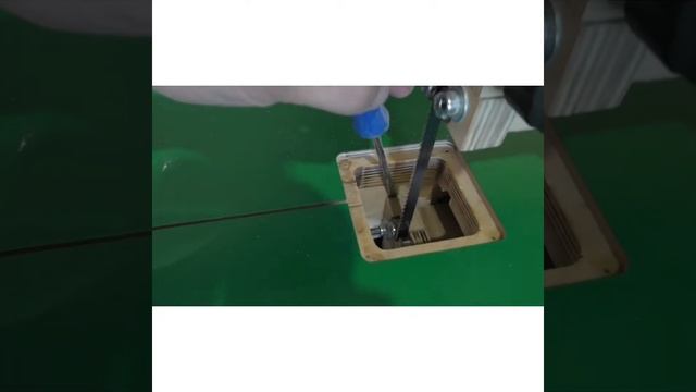 Настройка ленточной пилы (прямые углы между зубьями и торцом с подхода заготовки) смотреть онлайн