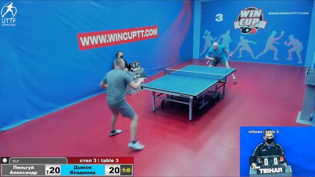 Пильгуй Александр 3-1 Дьяков Владимир Восток 3 WINCUP 11.02.22 Прямая Tрансляция Зал 3 смотреть онлайн