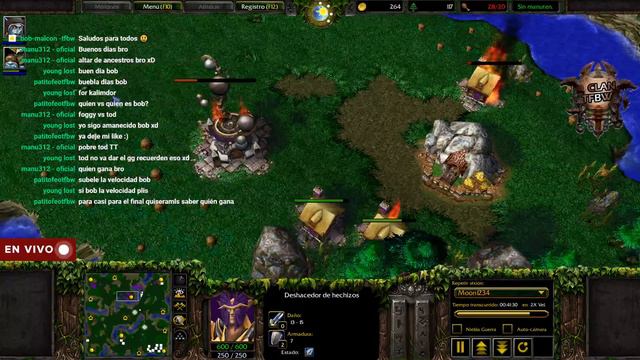 Warcraft 3 1.29 en español - Stream en vivo - Mañanero - Replays смотреть онлайн