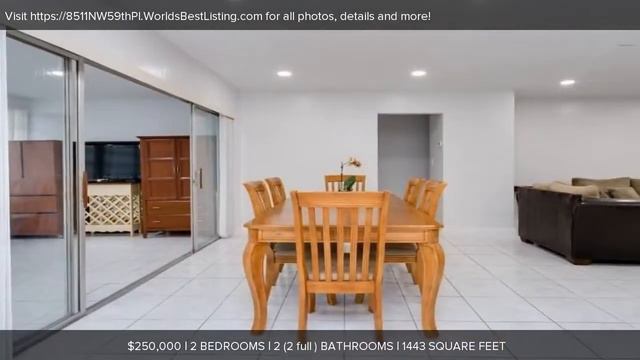 8511 NW 59th Pl, Tamarac, FL Presented by Irene L Medina, PA. смотреть онлайн
