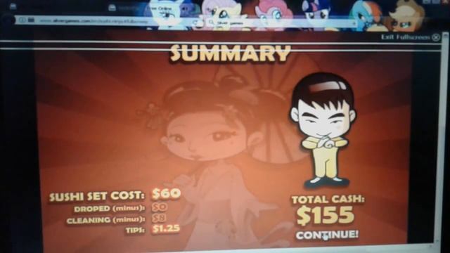 Sushi Ninja - Don't Hit Drinks?!? (Gameplay) Slice All The Sushi If You Can!!