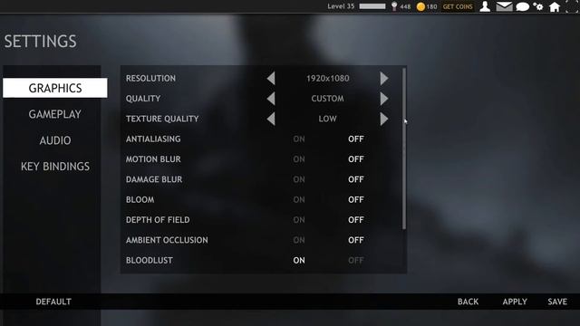My game settings | Red Crucible Firestorm смотреть онлайн