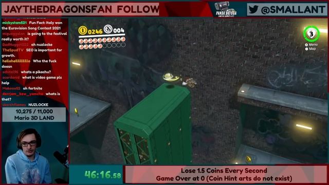 Mario Odyssey but you lose 1 Coin every second. Game Over at 0. смотреть онлайн