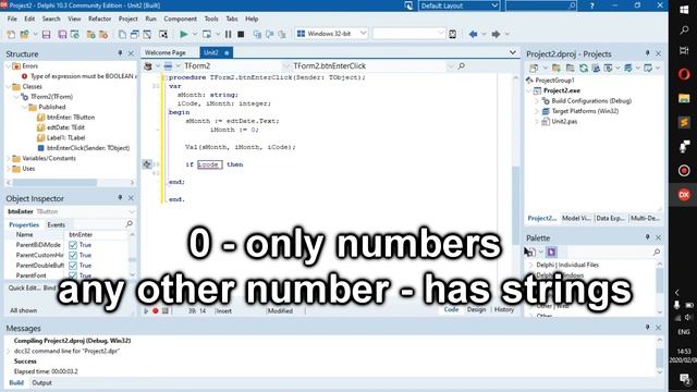 Validating - Delphi Tutorial (Part 32) смотреть онлайн
