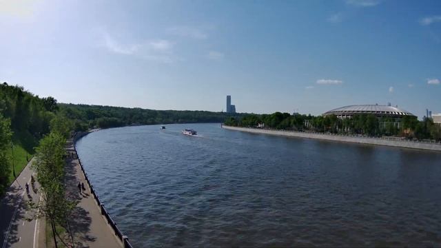 4кTimeLaps. Метро Воробьёвы горы. Москва-река. смотреть онлайн