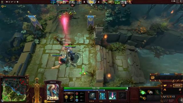 Dota 2 gamplay Oracle full game (Part 1 of 2) смотреть онлайн