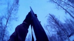 Архивное видео. Охота на косача зимой.