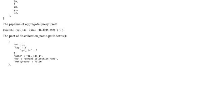 Databases: MongoDB query execution time смотреть онлайн