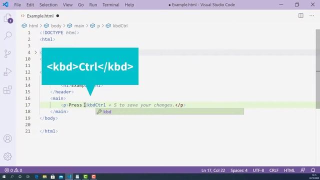 Learn When & How to use Keyboard Tag in HTML With Real Coding Exercise! смотреть онлайн
